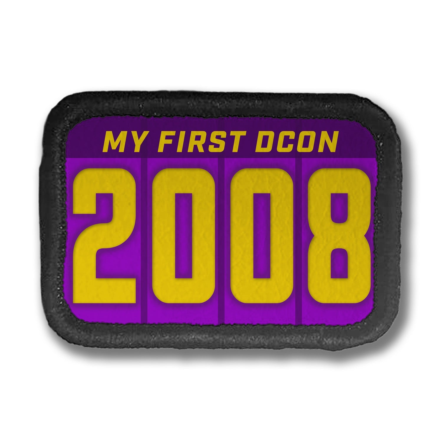 My First Year DDH Con Merit Badges – 1.5” Rectangle Velcro