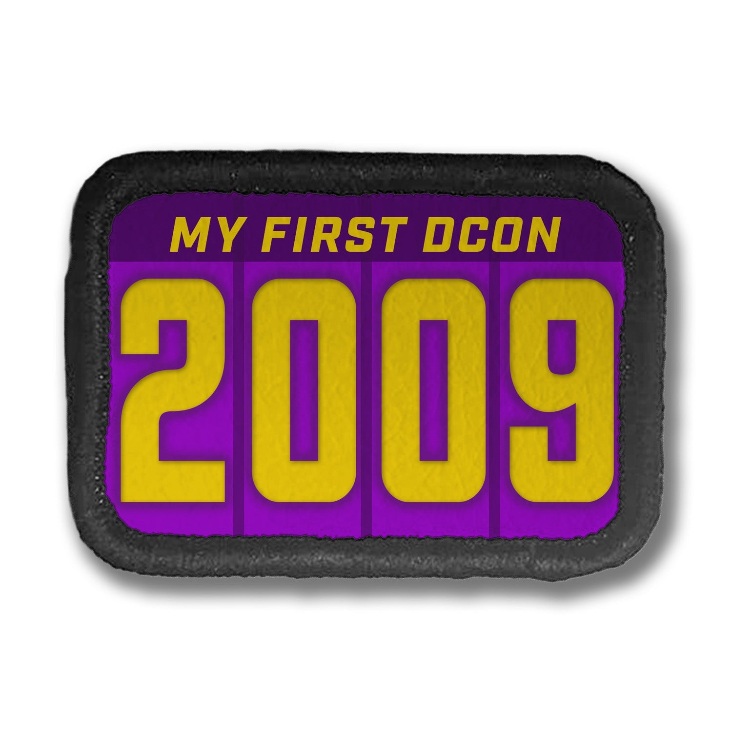 My First Year DDH Con Merit Badges – 1.5” Rectangle Velcro