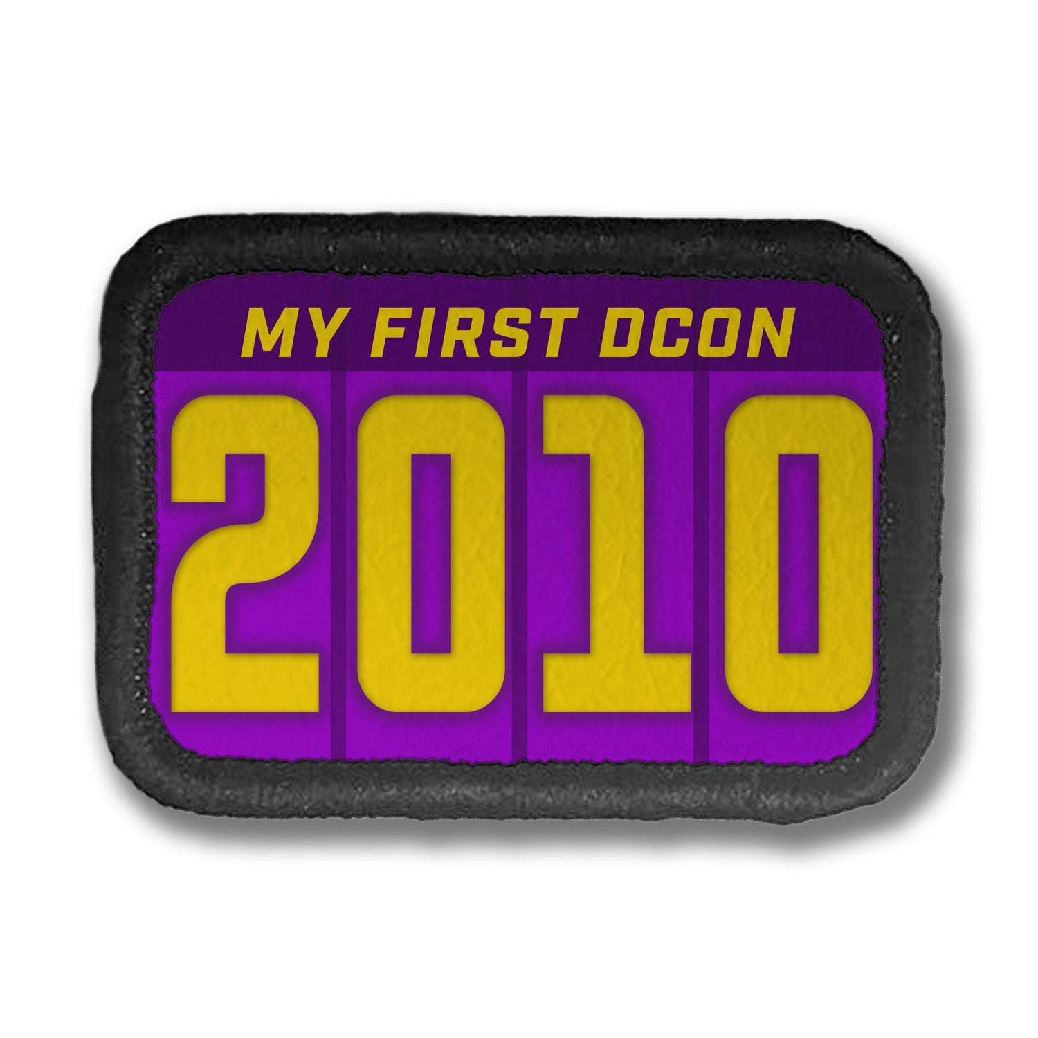 My First Year DDH Con Merit Badges – 1.5” Rectangle Velcro