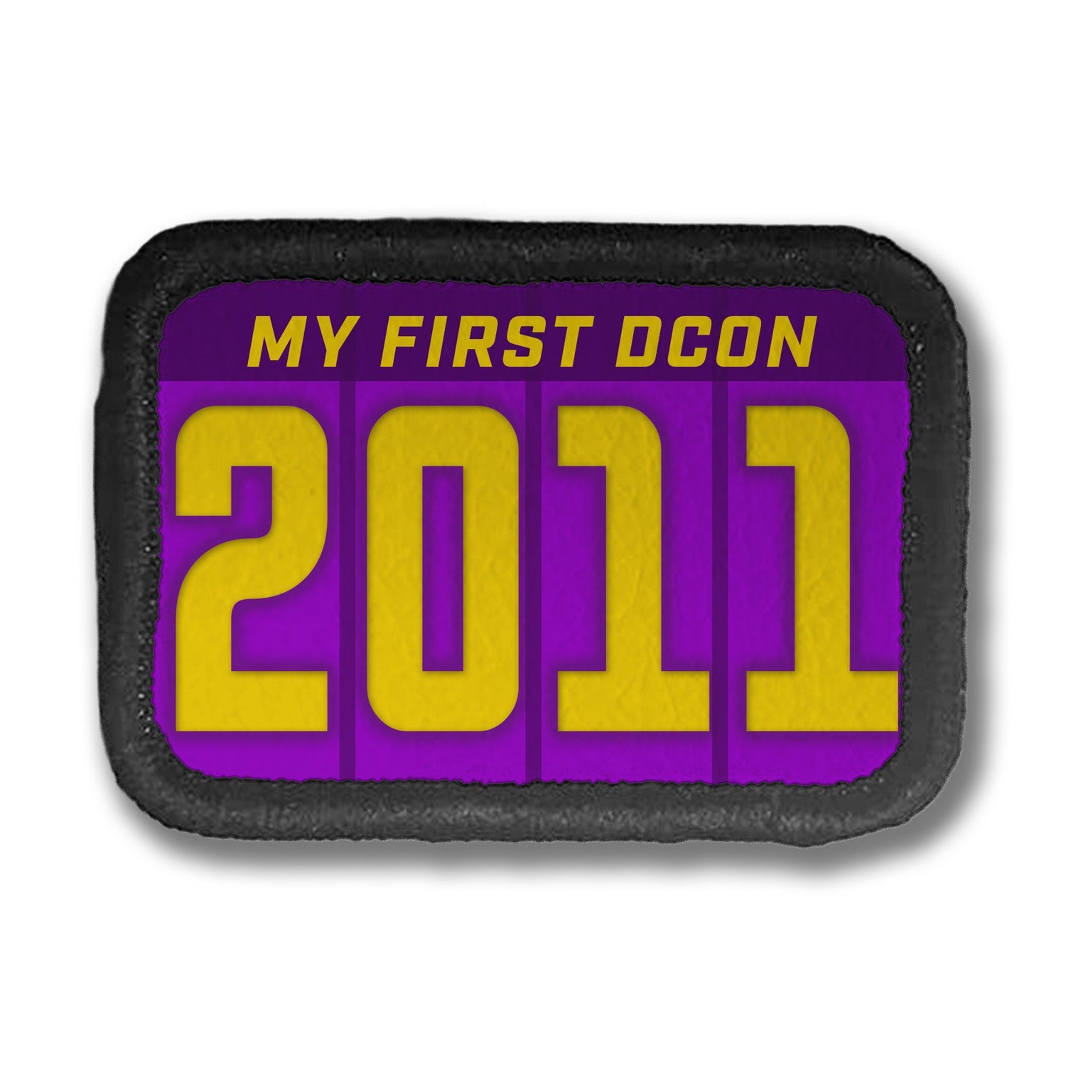 My First Year DDH Con Merit Badges – 1.5” Rectangle Velcro