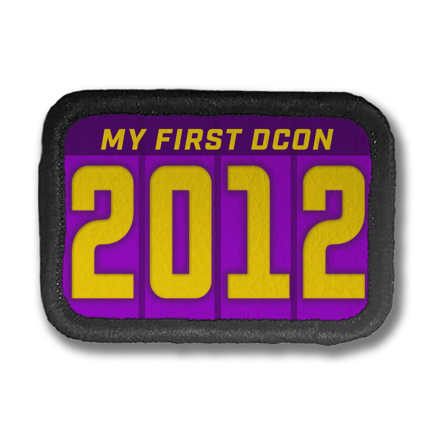 My First Year DDH Con Merit Badges – 1.5” Rectangle Velcro
