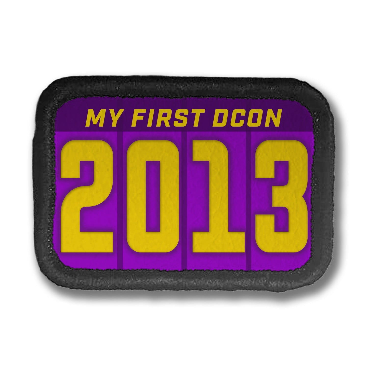 My First Year DDH Con Merit Badges – 1.5” Rectangle Velcro