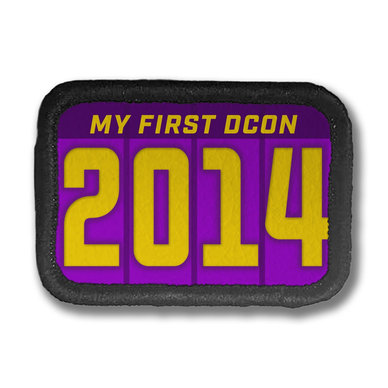 My First Year DDH Con Merit Badges – 1.5” Rectangle Velcro