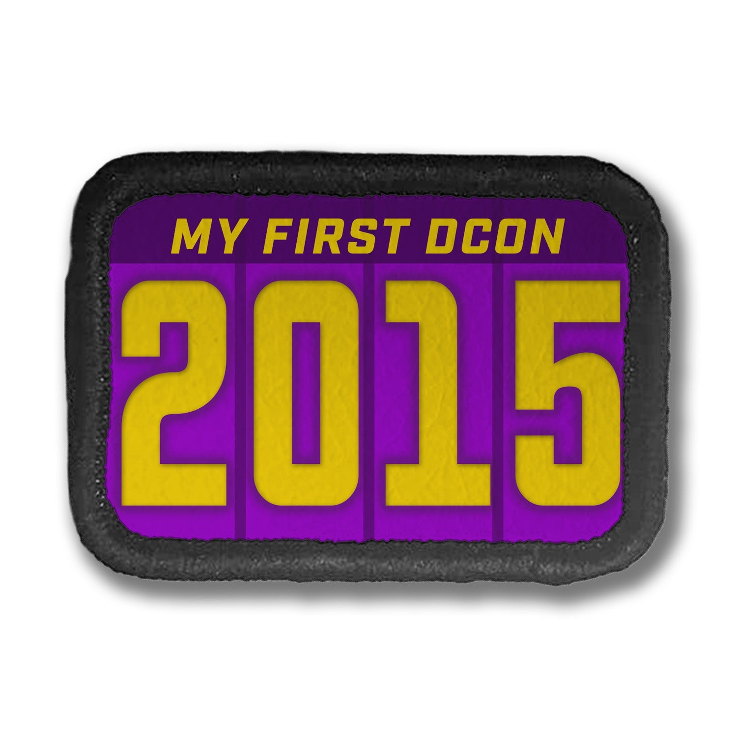 My First Year DDH Con Merit Badges – 1.5” Rectangle Velcro