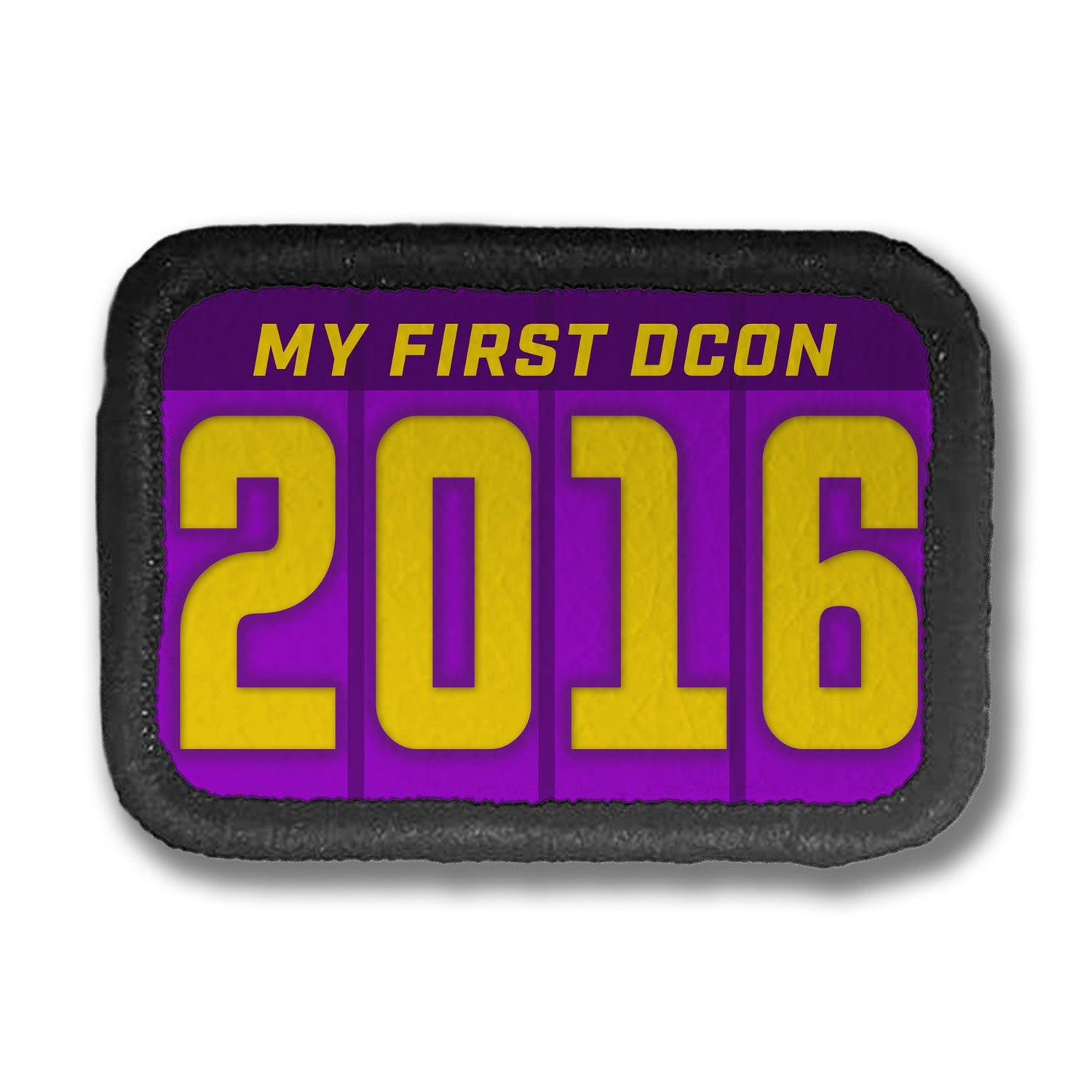 My First Year DDH Con Merit Badges – 1.5” Rectangle Velcro