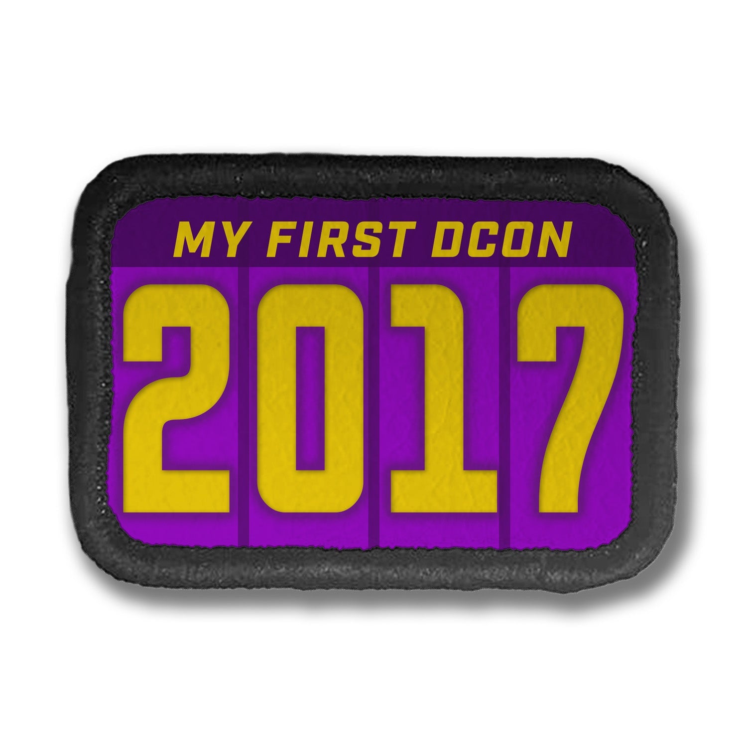 My First Year DDH Con Merit Badges – 1.5” Rectangle Velcro