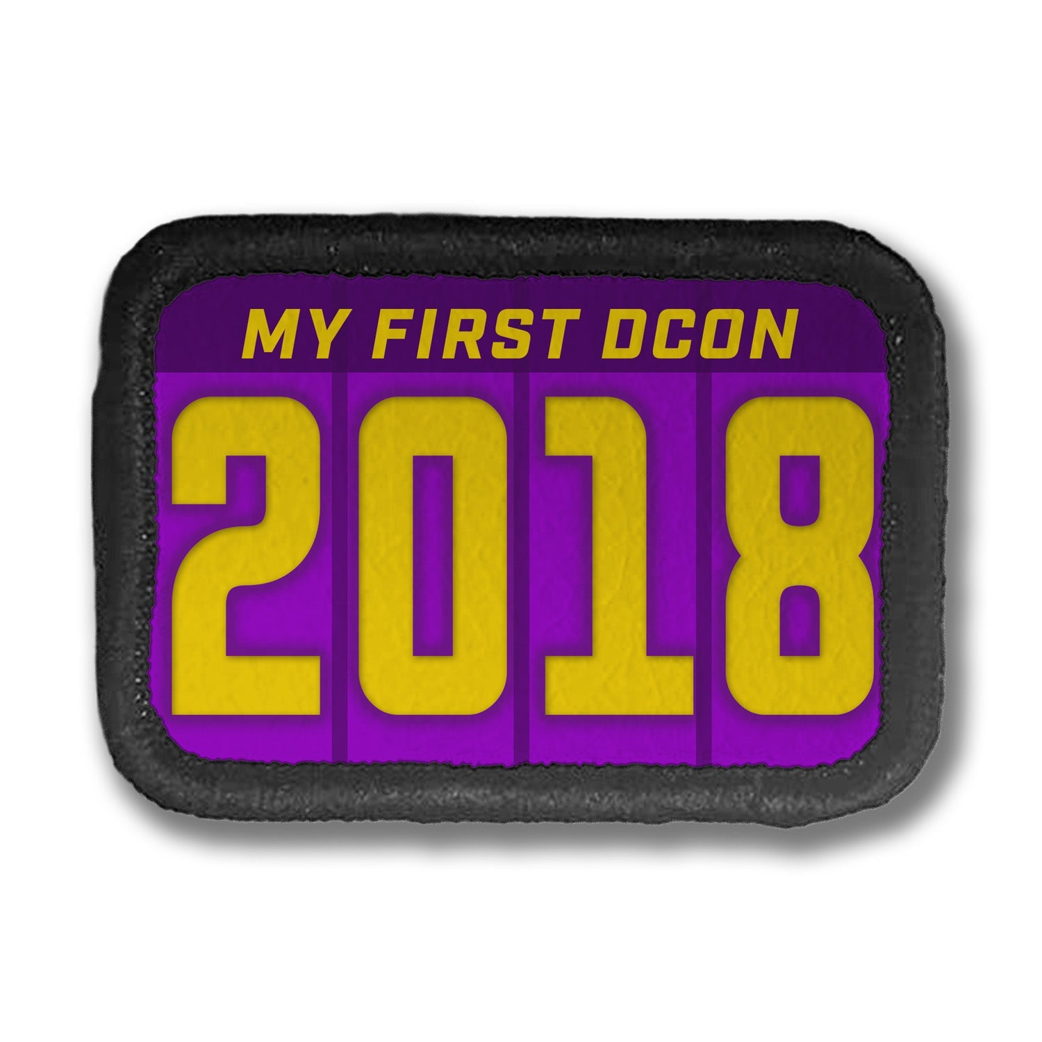 My First Year DDH Con Merit Badges – 1.5” Rectangle Velcro
