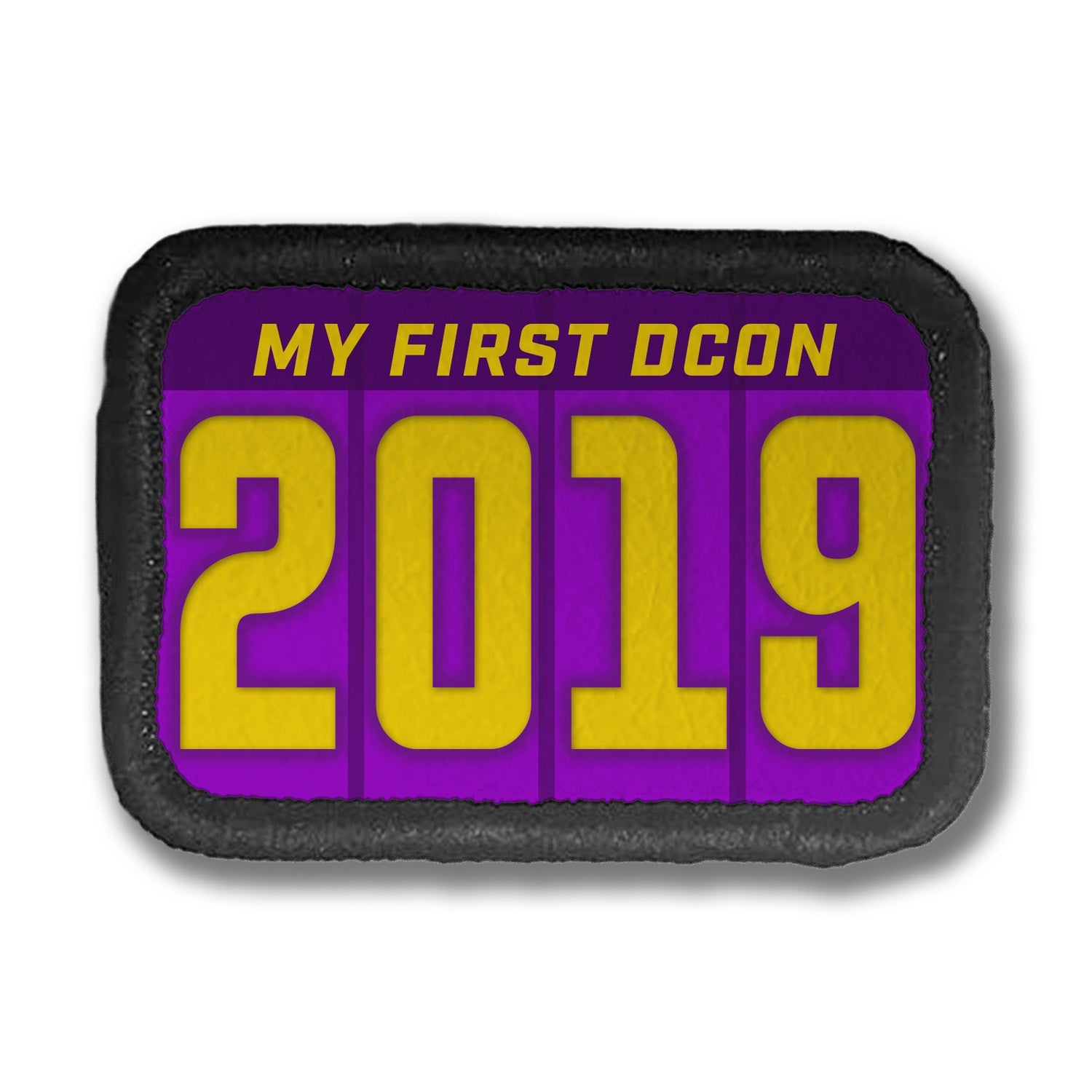 My First Year DDH Con Merit Badges – 1.5” Rectangle Velcro