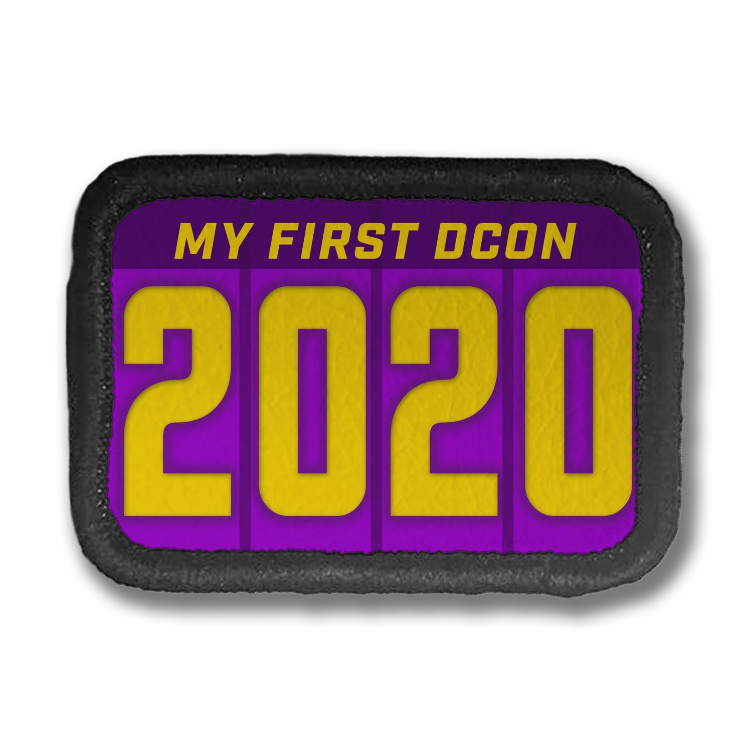 My First Year DDH Con Merit Badges – 1.5” Rectangle Velcro