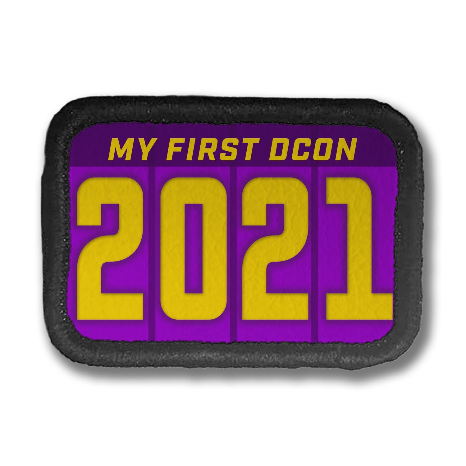 My First Year DDH Con Merit Badges – 1.5” Rectangle Velcro