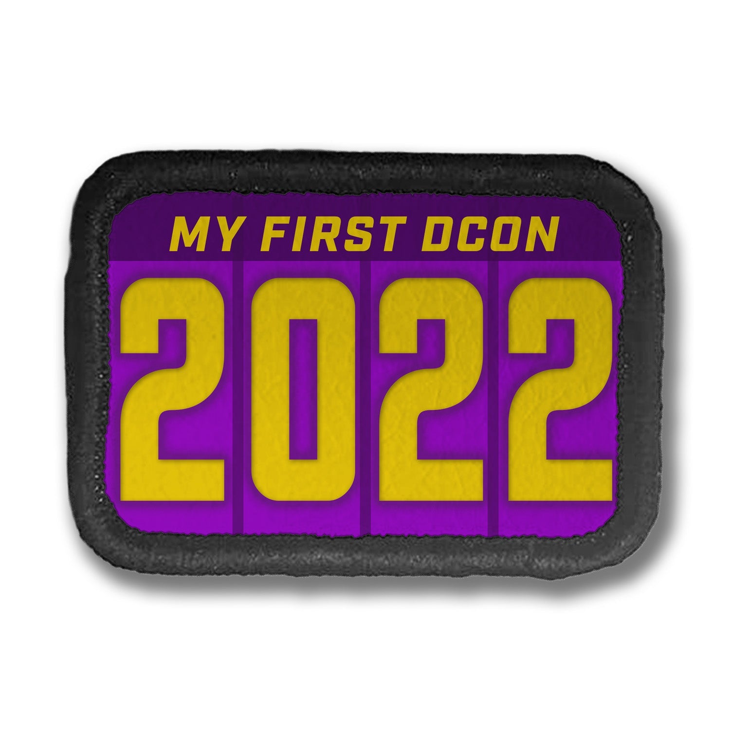 My First Year DDH Con Merit Badges – 1.5” Rectangle Velcro