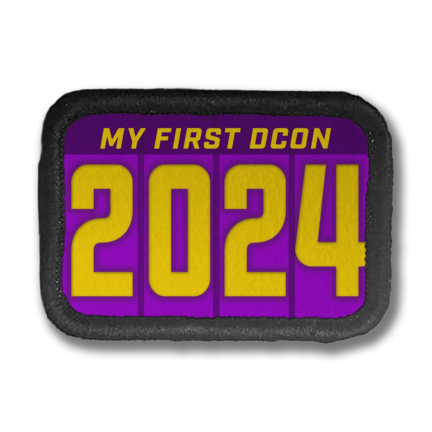 My First Year DDH Con Merit Badges – 1.5” Rectangle Velcro