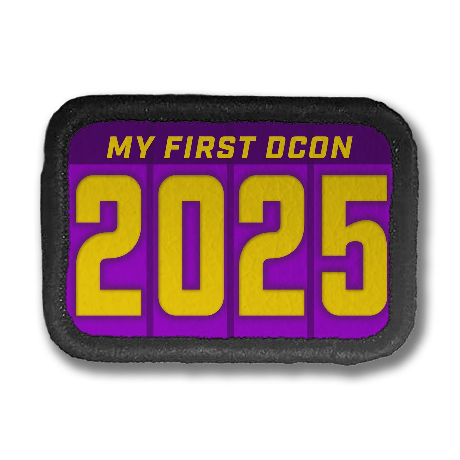 My First Year DDH Con Merit Badges – 1.5” Rectangle Velcro