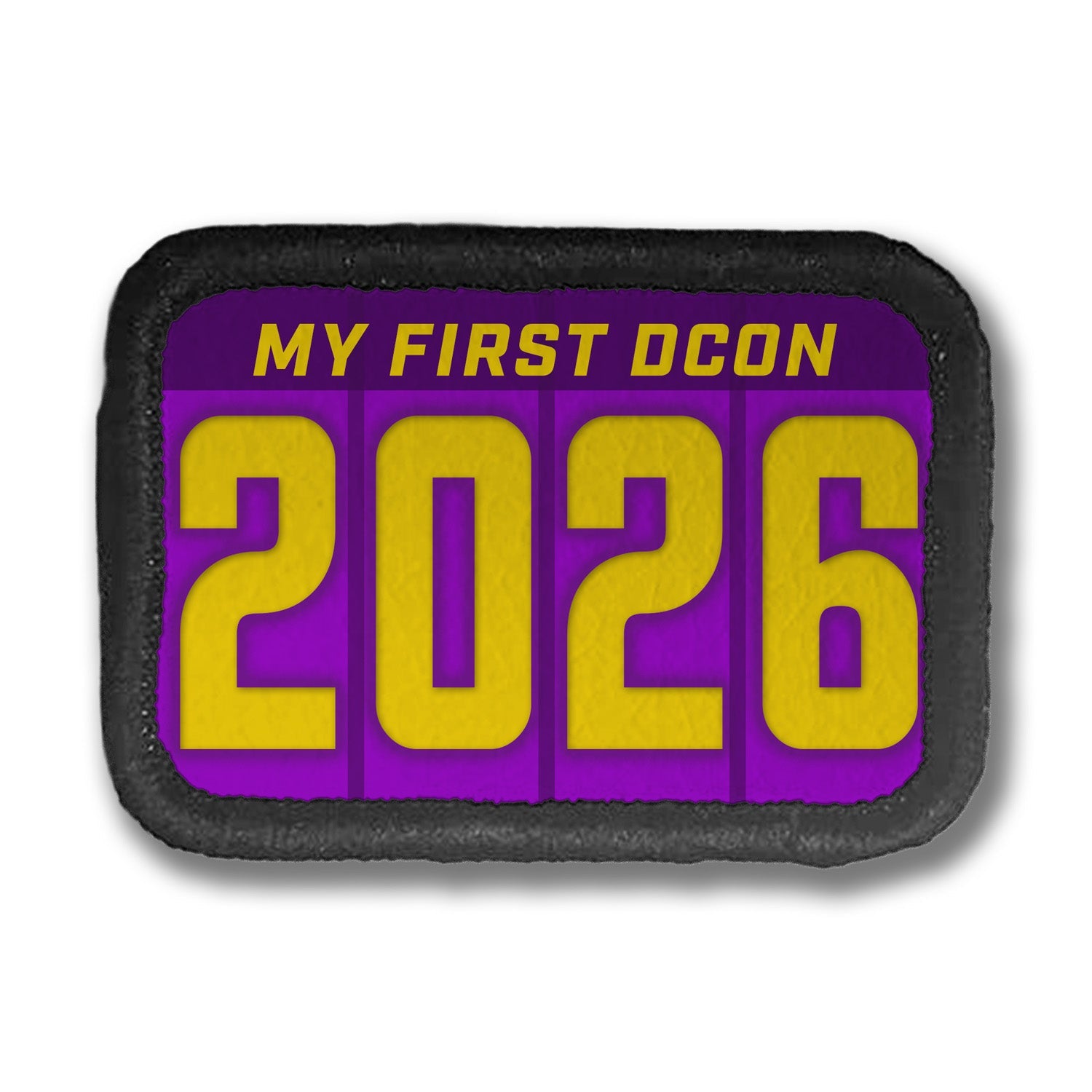 My First Year DDH Con Merit Badges – 1.5” Rectangle Velcro