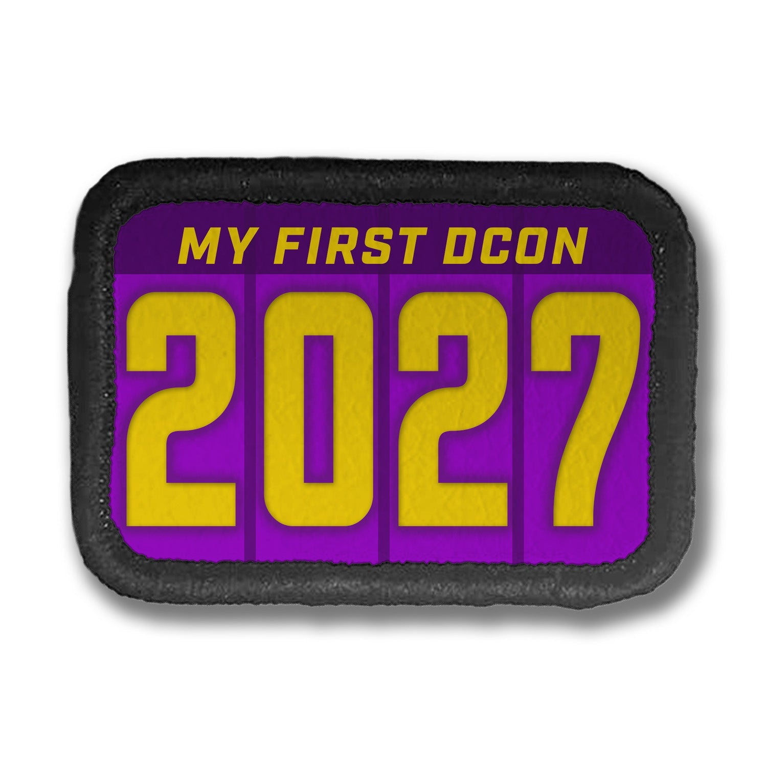 My First Year DDH Con Merit Badges – 1.5” Rectangle Velcro