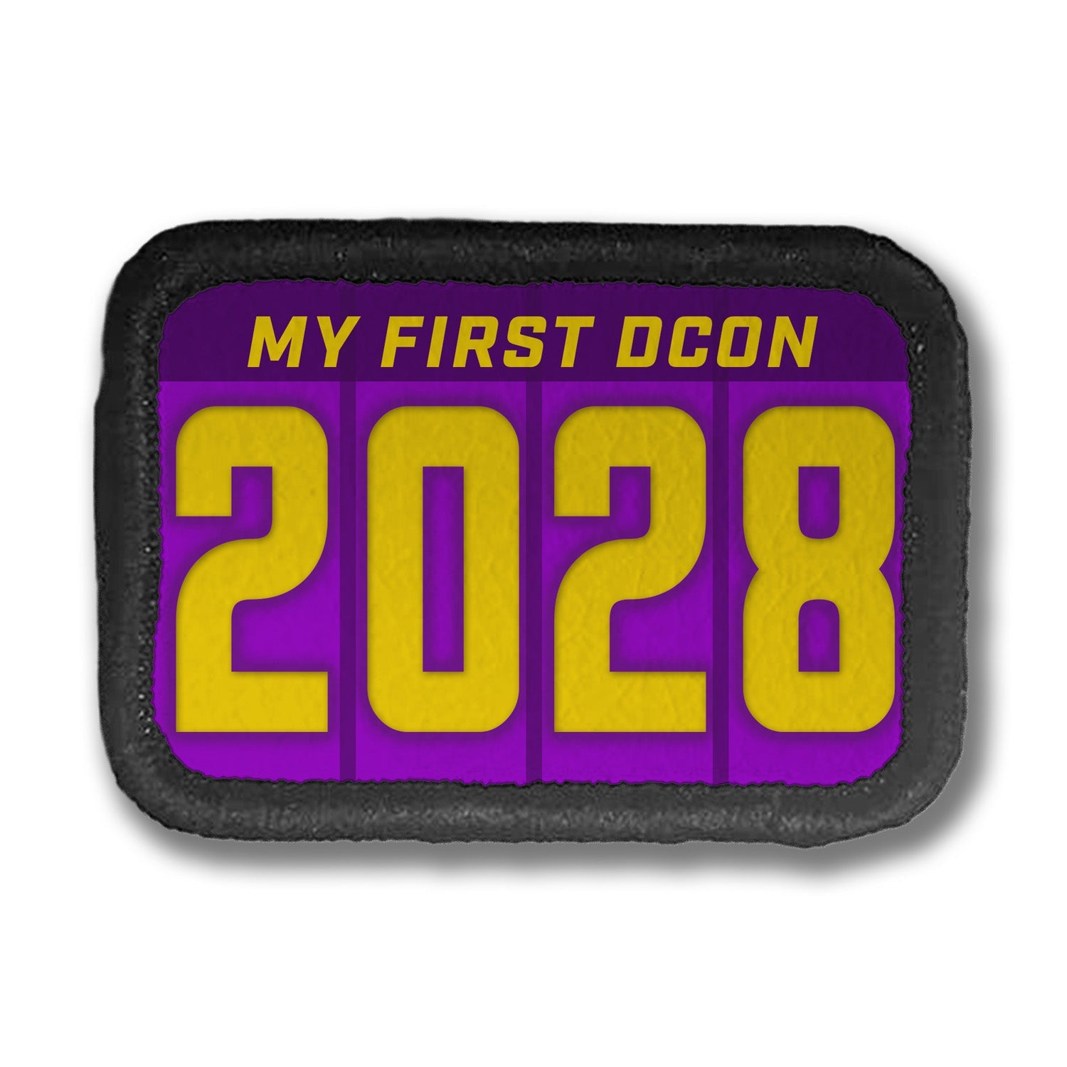 My First Year DDH Con Merit Badges – 1.5” Rectangle Velcro