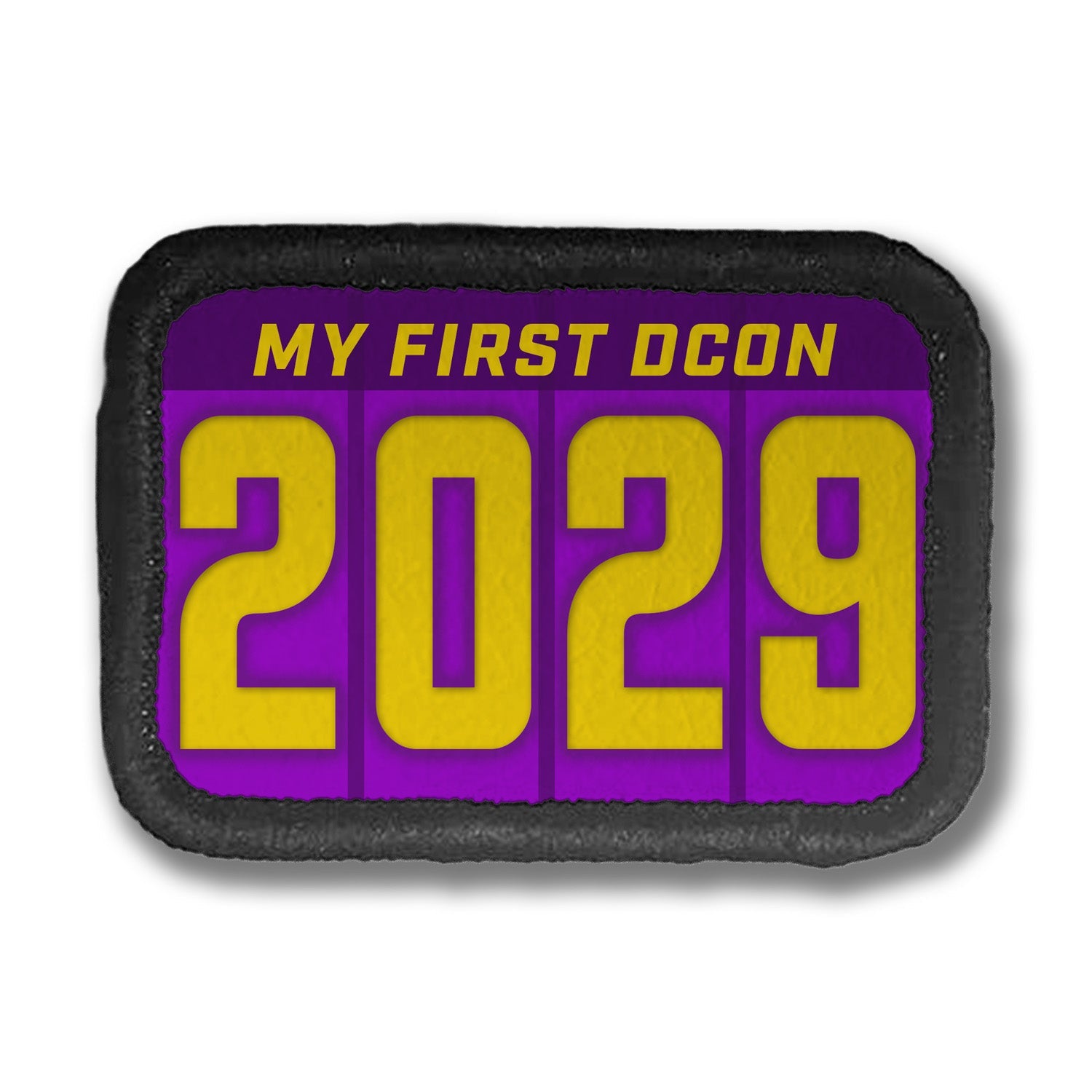 My First Year DDH Con Merit Badges – 1.5” Rectangle Velcro