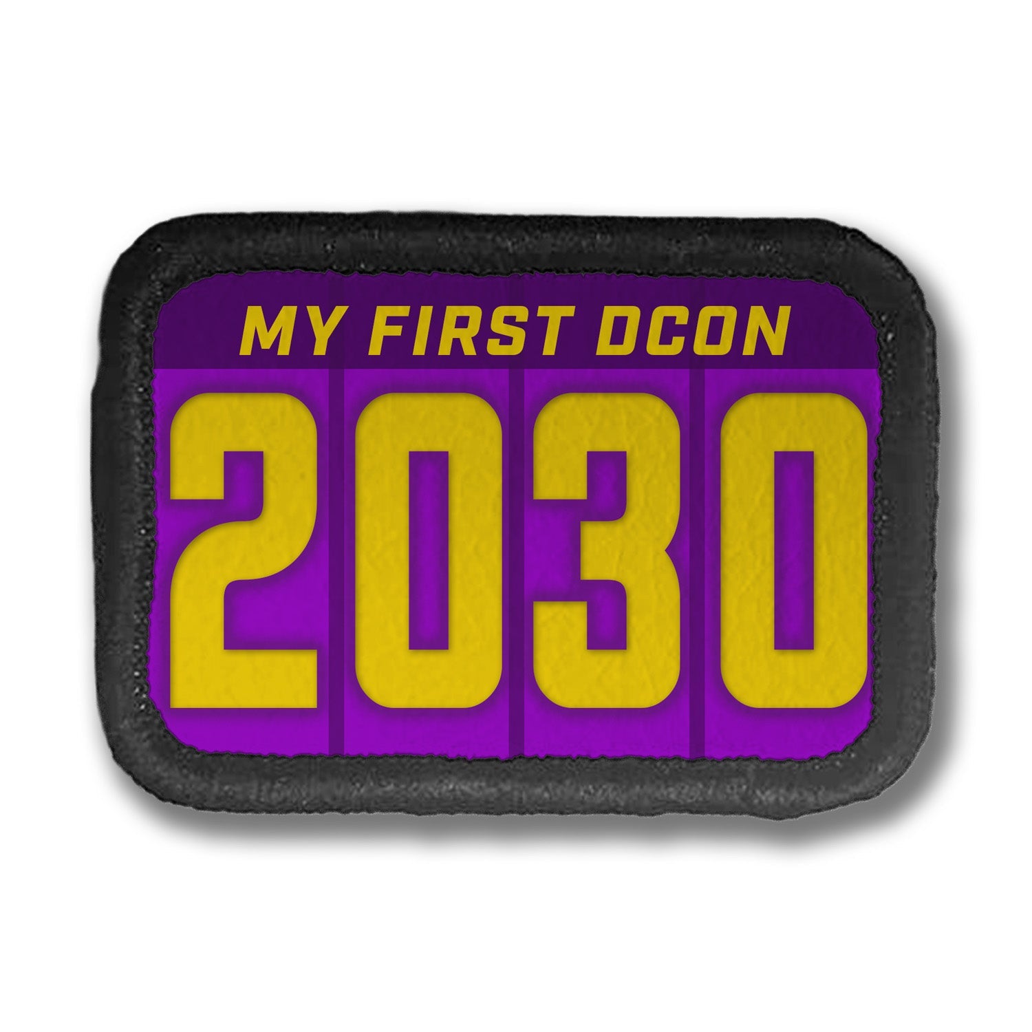 My First Year DDH Con Merit Badges – 1.5” Rectangle Velcro