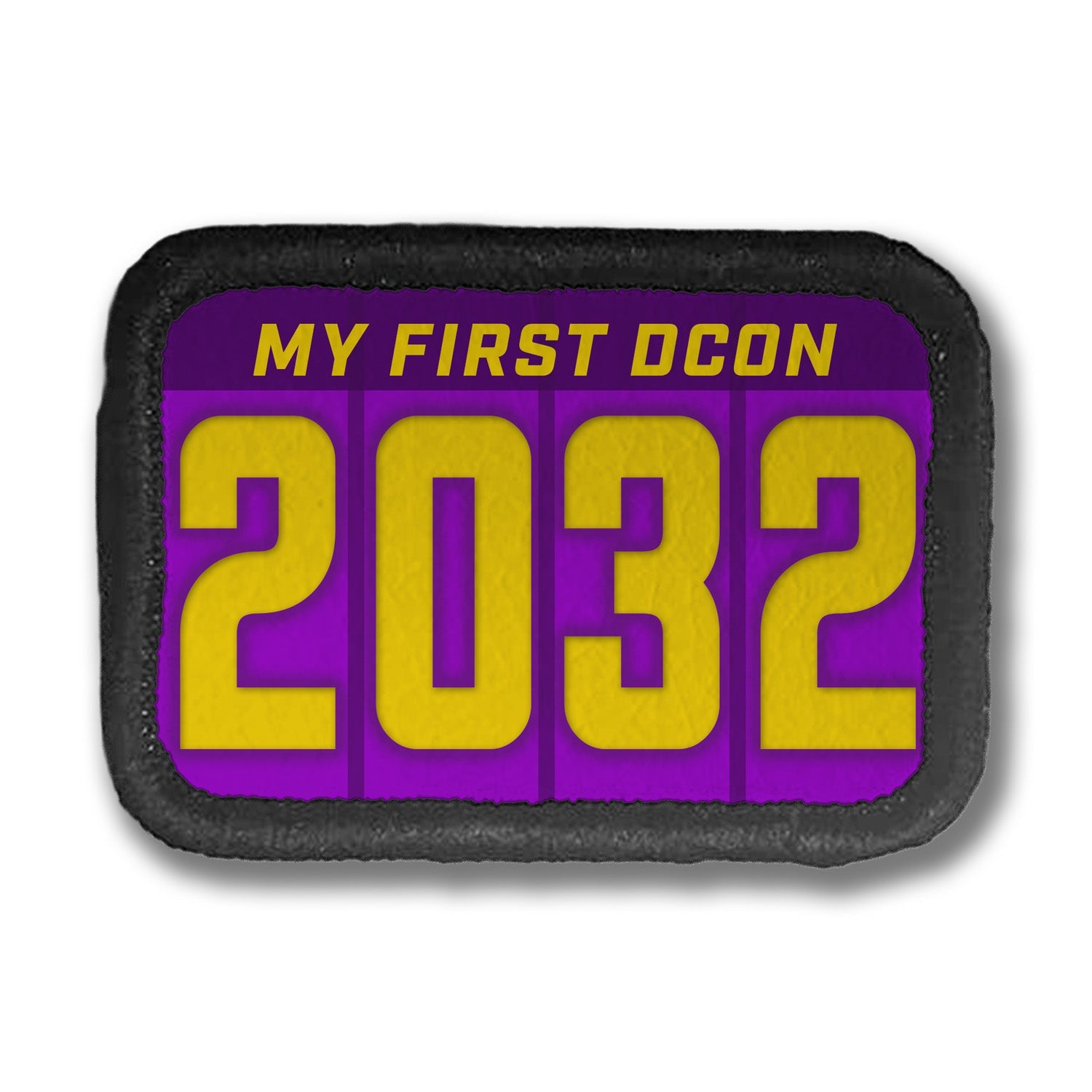 My First Year DDH Con Merit Badges – 1.5” Rectangle Velcro
