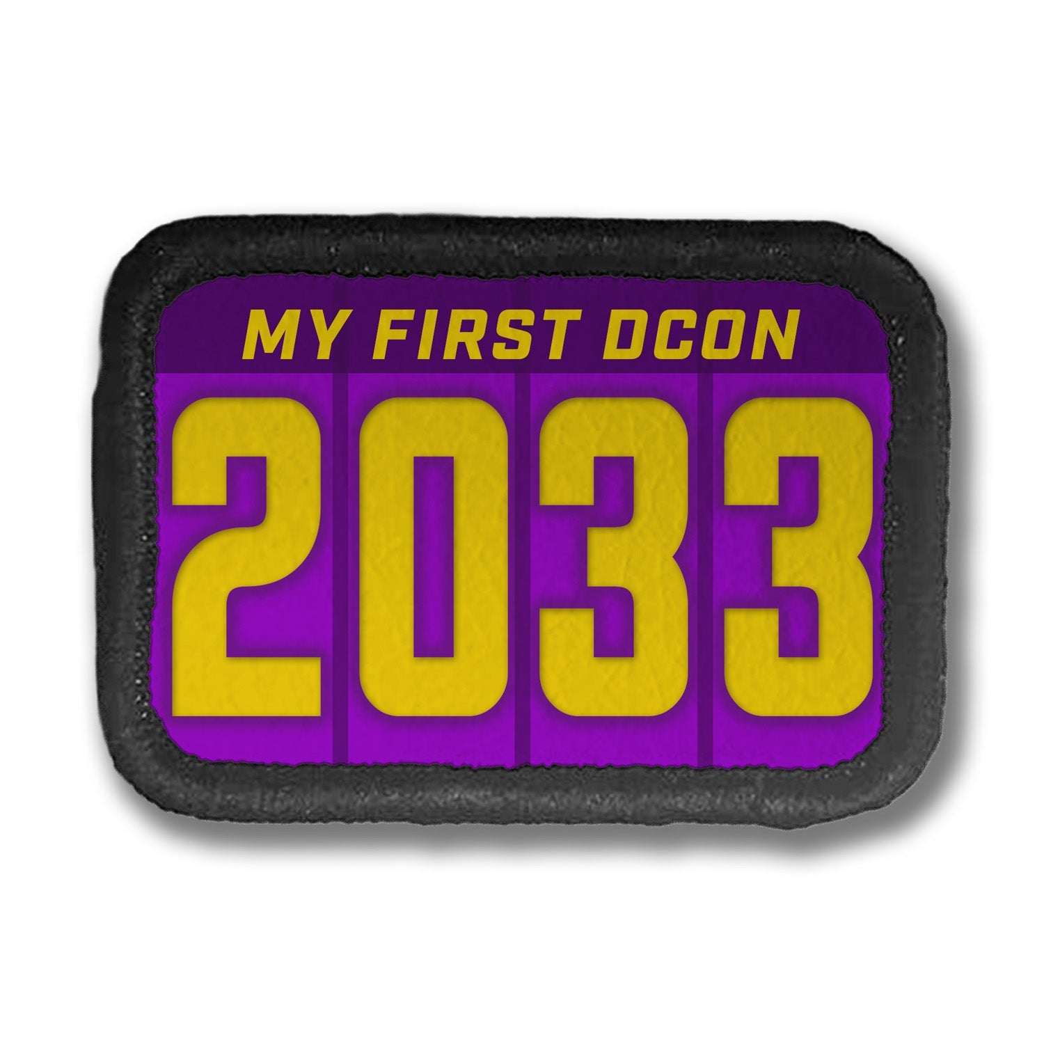My First Year DDH Con Merit Badges – 1.5” Rectangle Velcro