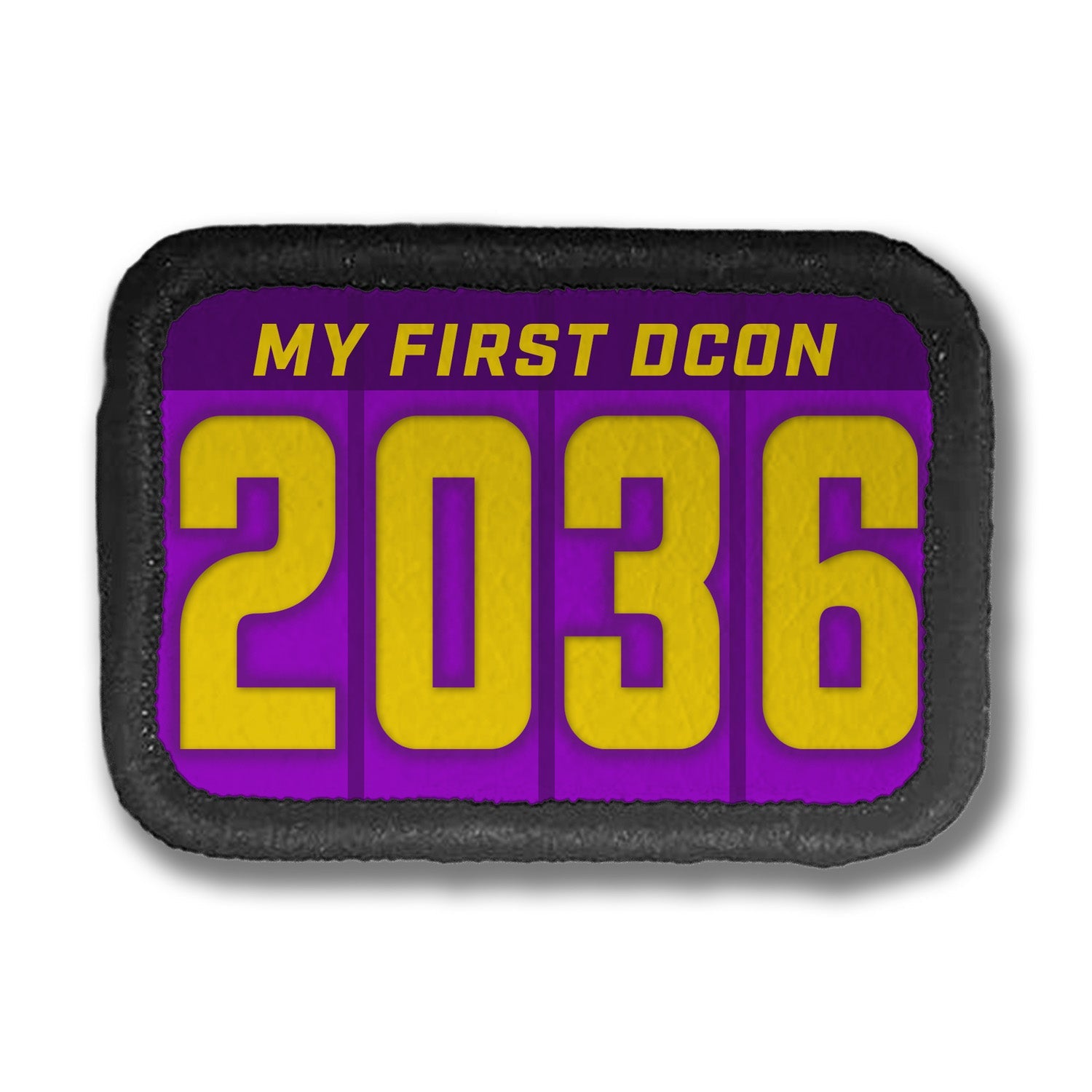 My First Year DDH Con Merit Badges – 1.5” Rectangle Velcro