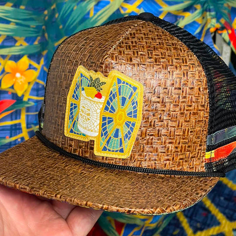 DDH Mai Tai Fighter Tiki Carpet Cap Hat