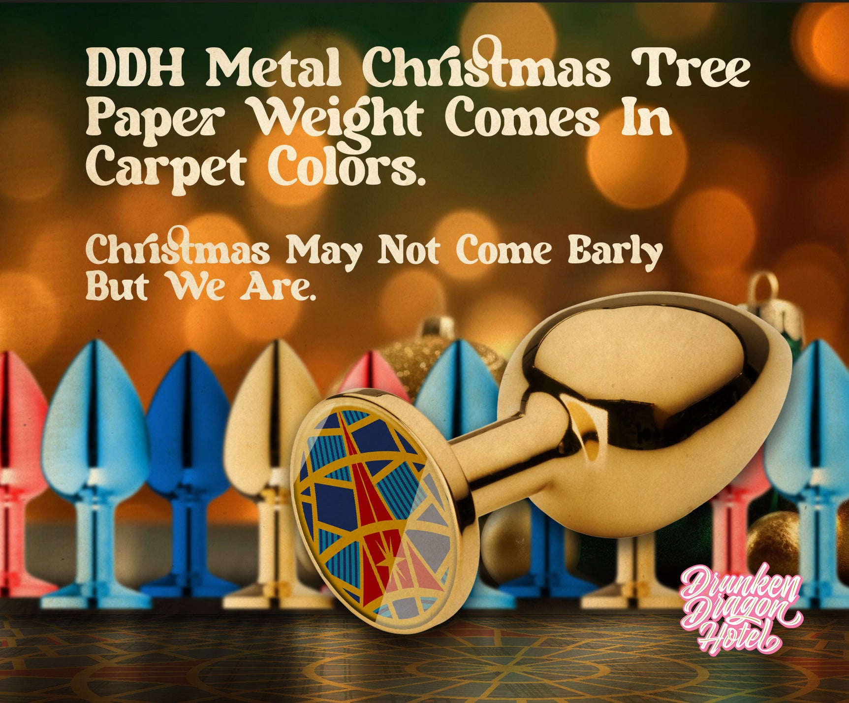 Modern Rainbow carpet Tree Medium size (metal) RESTOCK