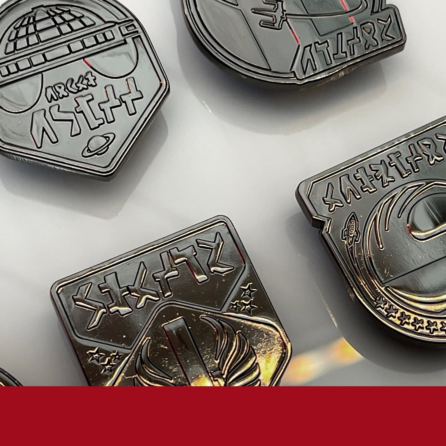 Set of 6 Host Hotel Pins BLACK ed.20 made