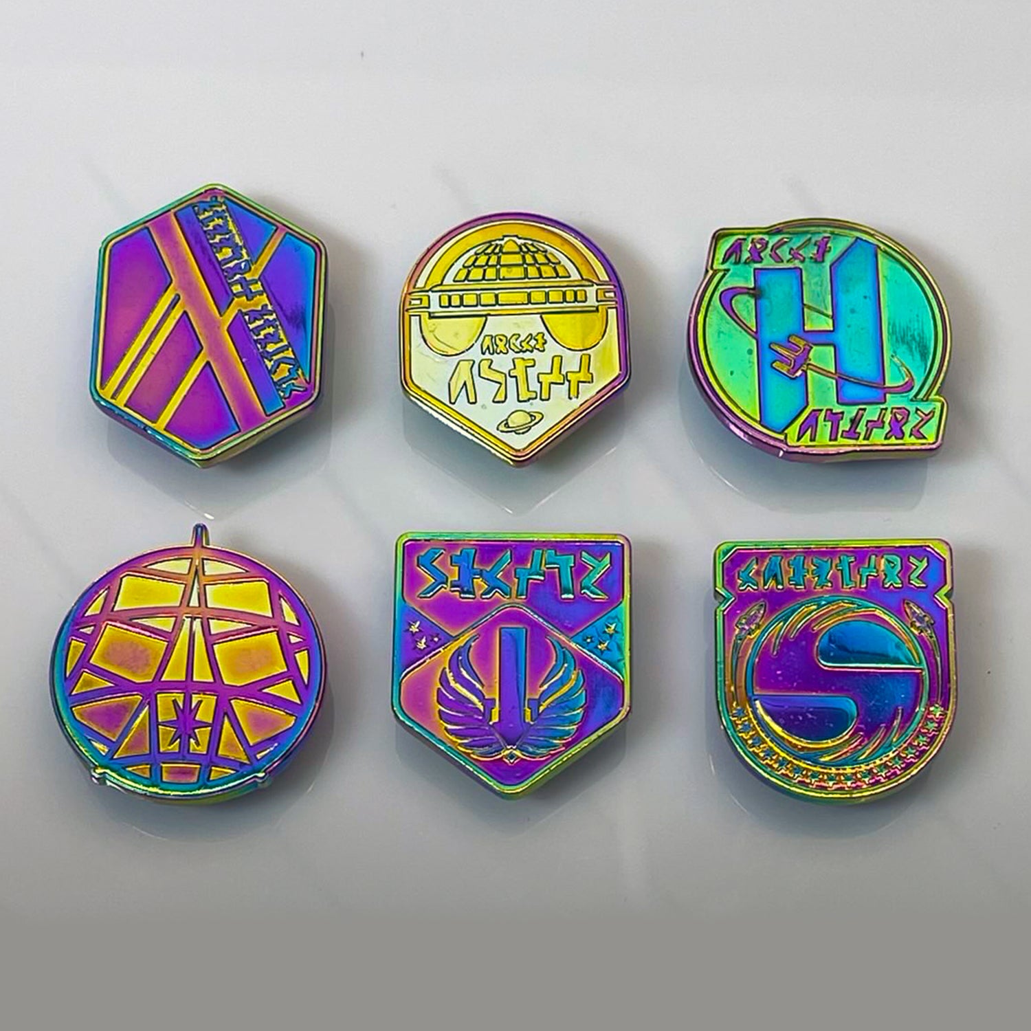 Set of 6 Host Hotel Pins RAINBOW ed.10 made