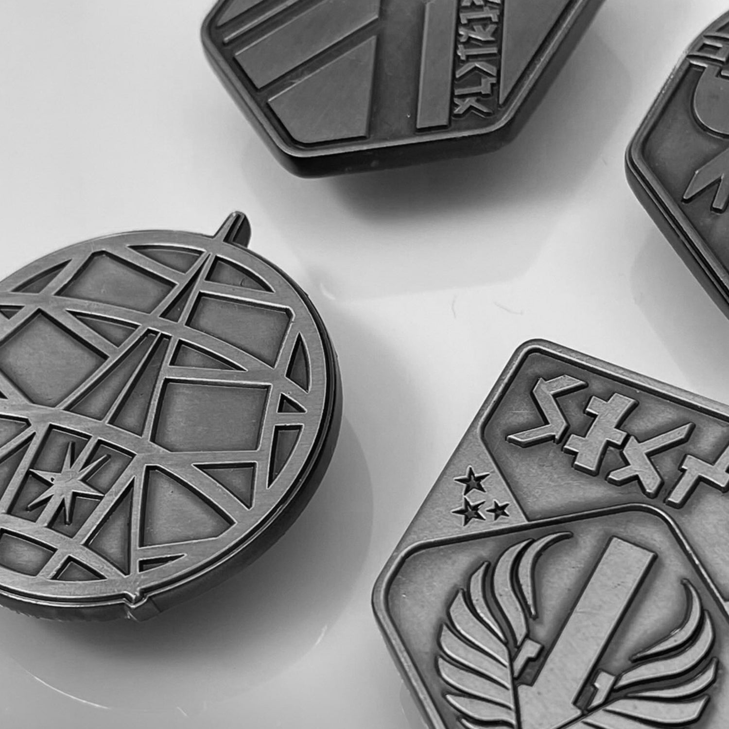 Set of 6 Host Hotel Pins Silver