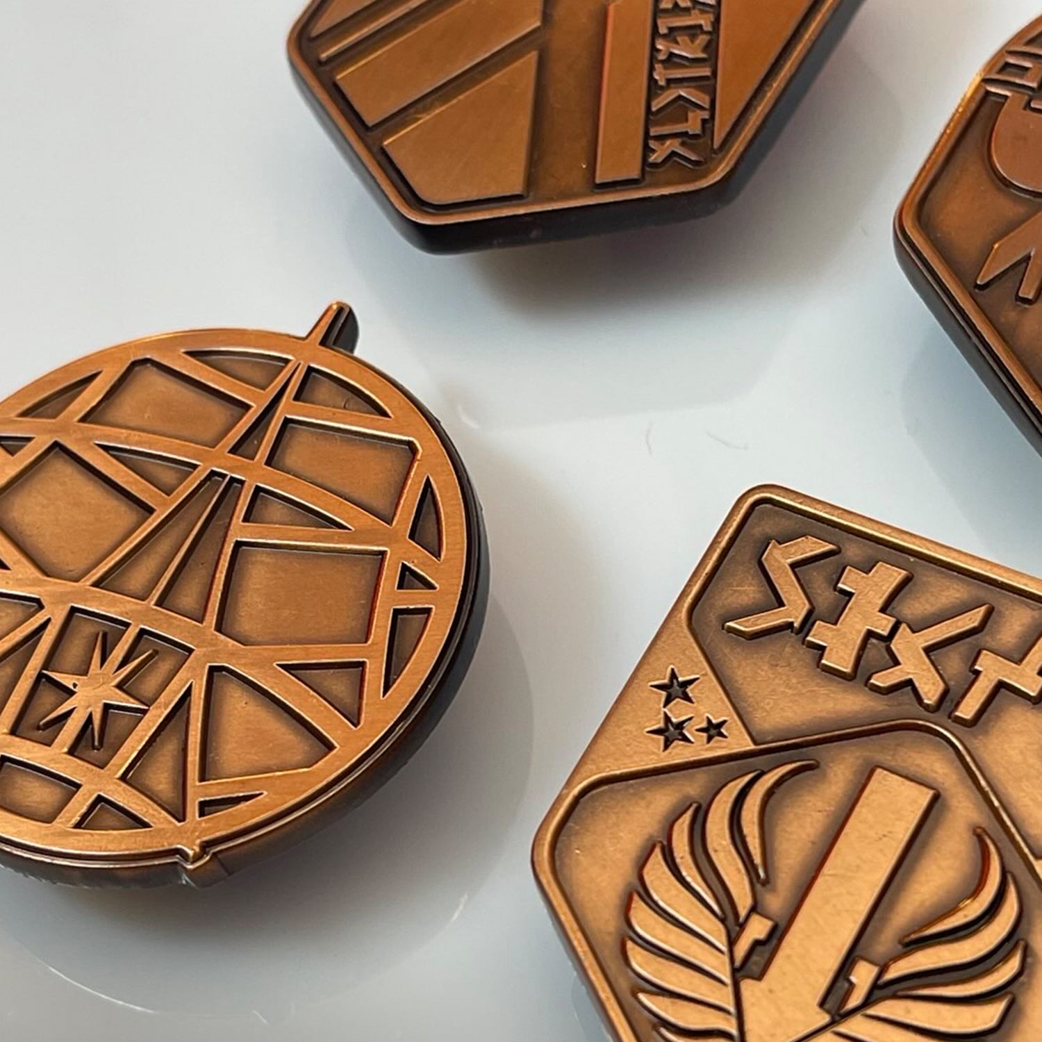 Set of 6 Host Hotel Pins Copper