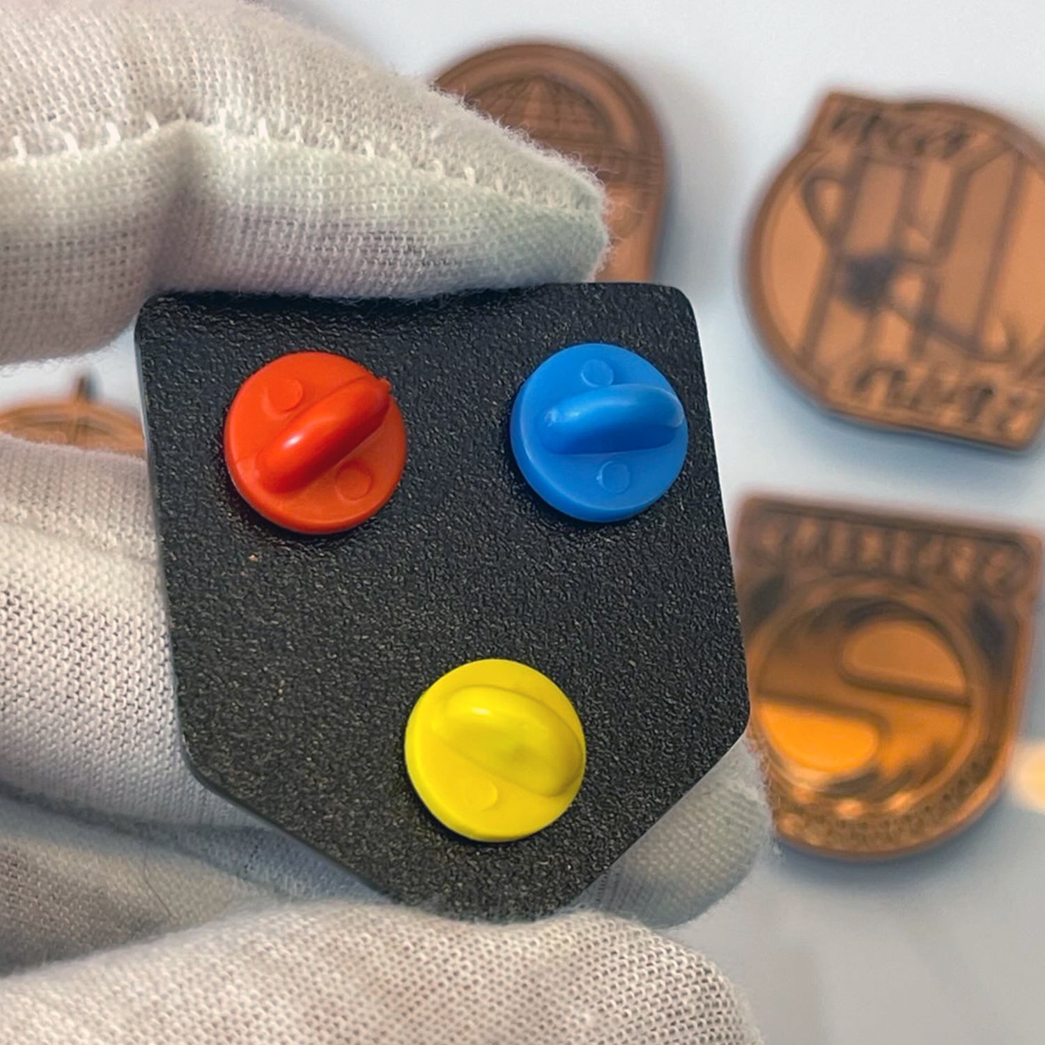 Set of 6 Host Hotel Pins Copper