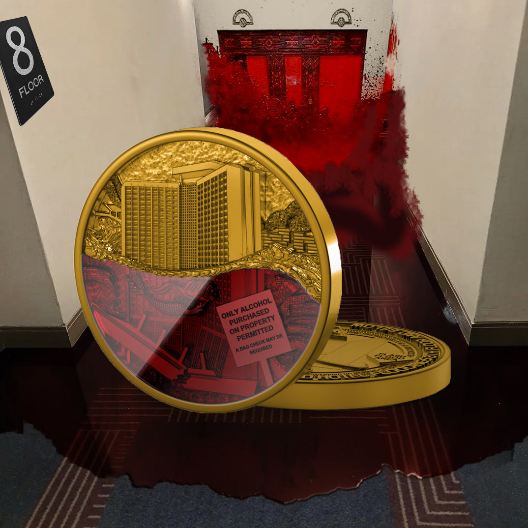8th floor and below Flooding Coin Red/Gold