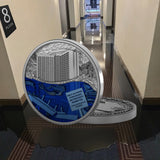 8th floor Flooding Coin Blue/Silver