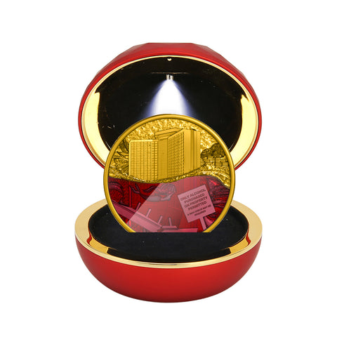 LED Boxed Edition only 30 - 8th floor Flooding Coin Red/Gold