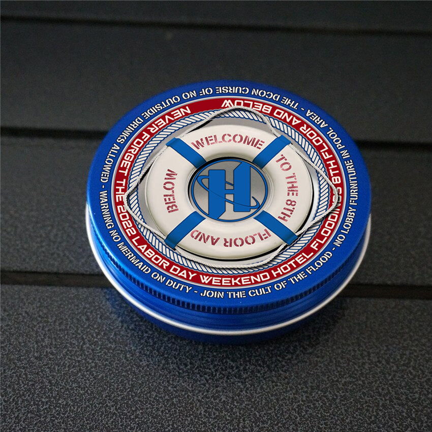 Coin + Tin Can Edition 100 - 8th floor Flooding Blue/Silver