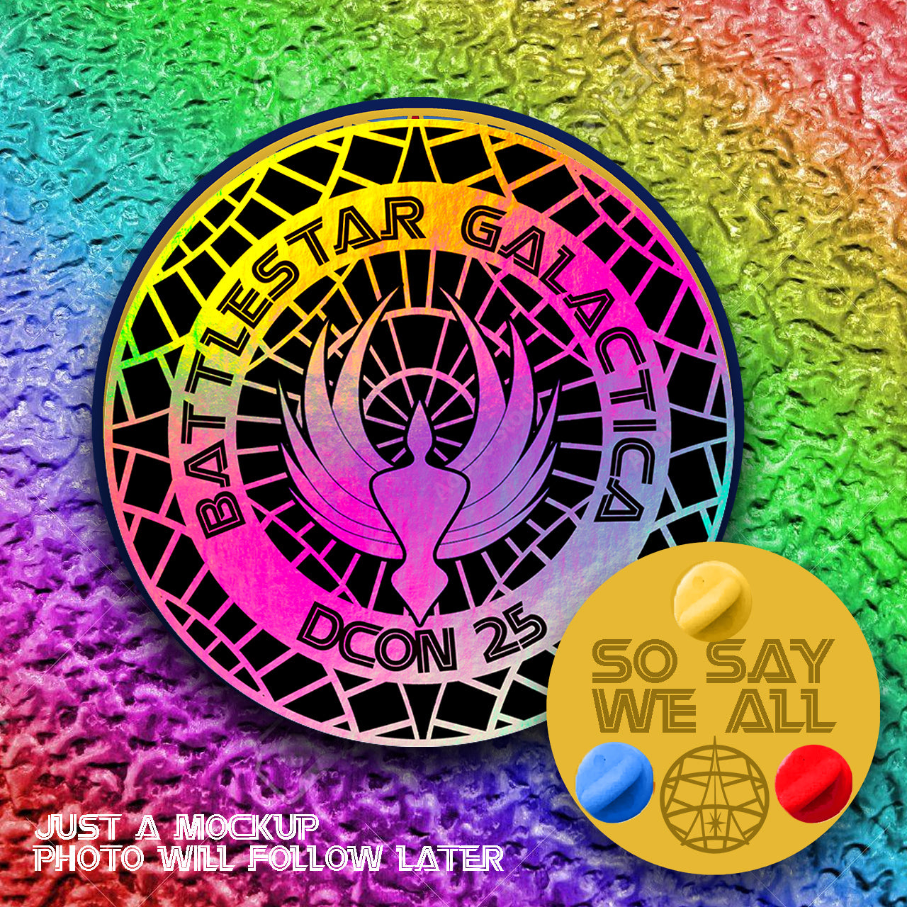 BSG Limited ed. 10 made Carpet DDH Rainbow