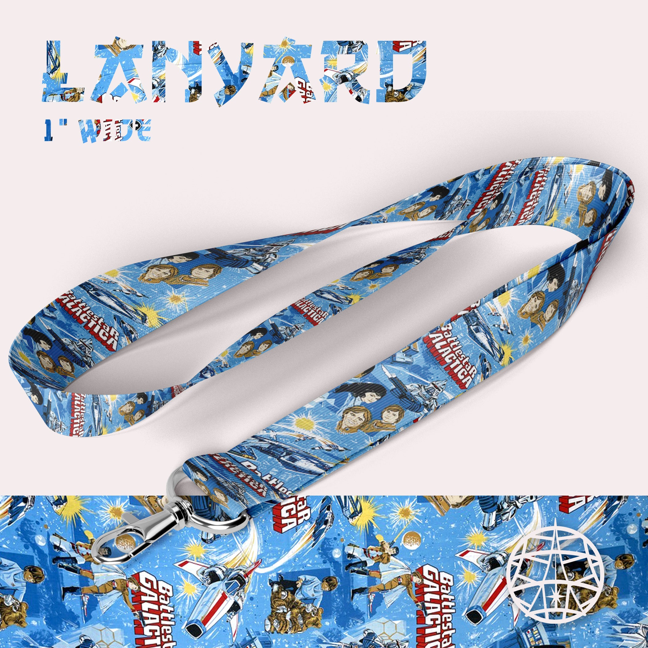 Battlestar Galactica Vintage Extra Wide Lanyard