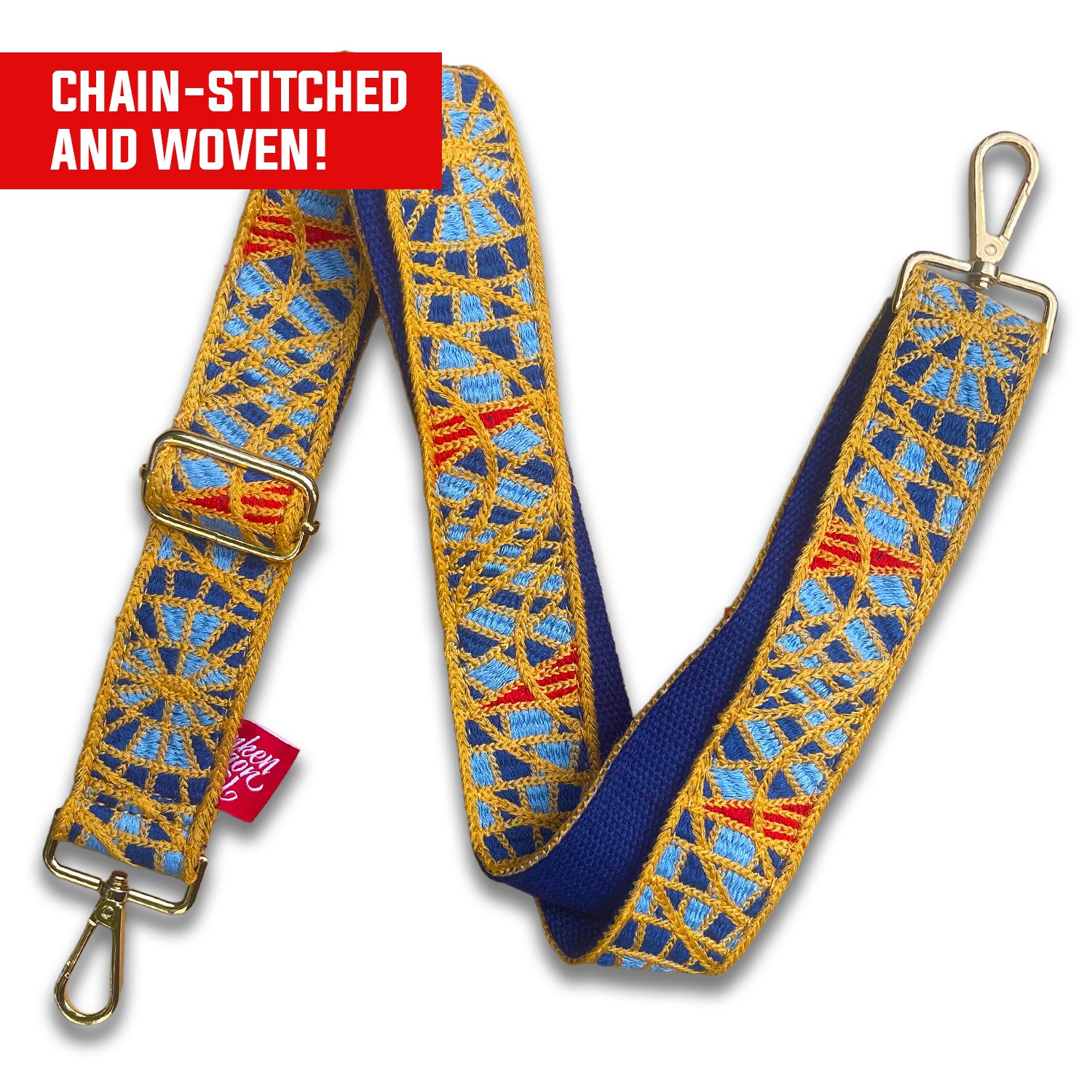 Premium Jacquard Woven Carpet Bag Strap – Limited Edition