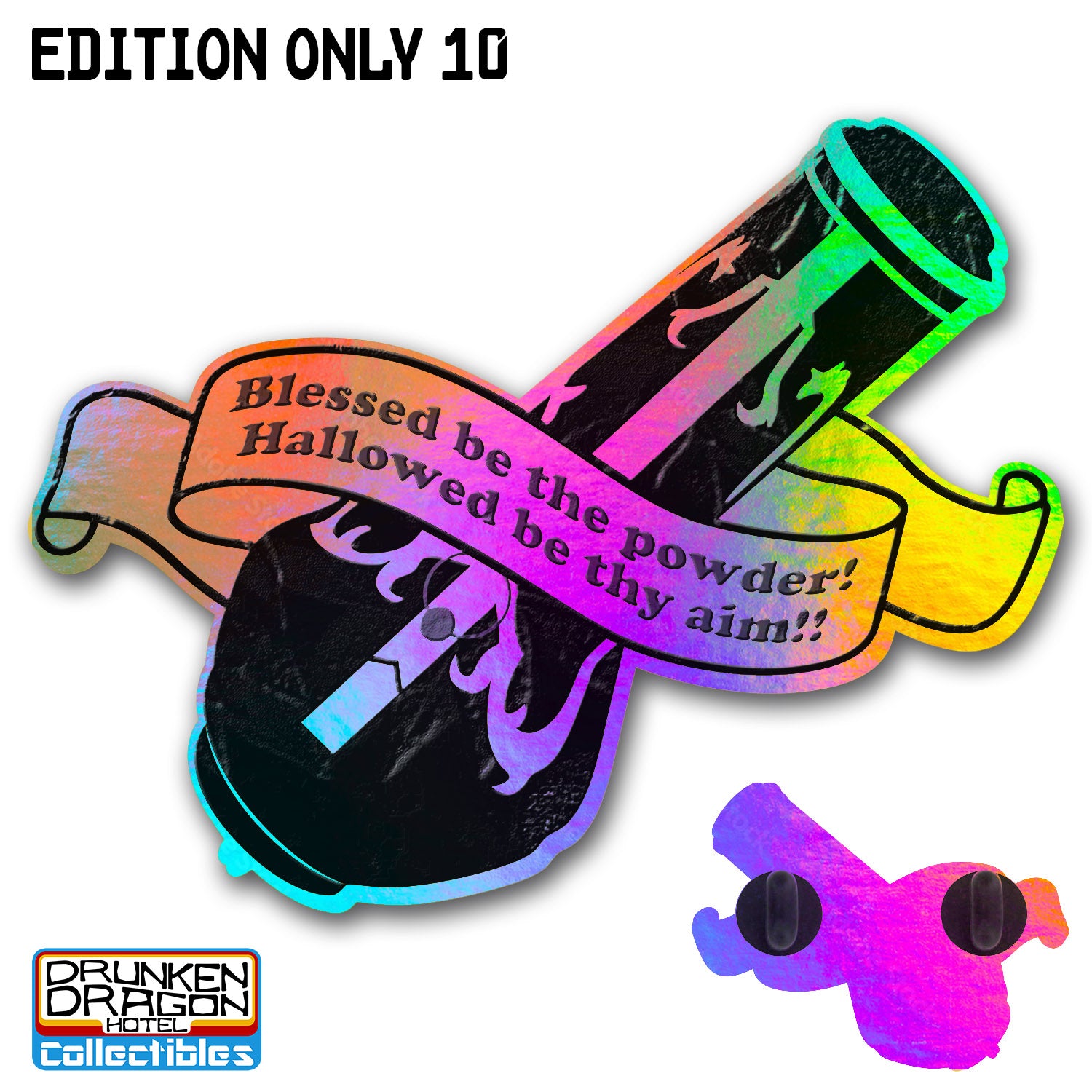 DCON CULT CANNON Enamel Pin 1.5" Edition 10PCS