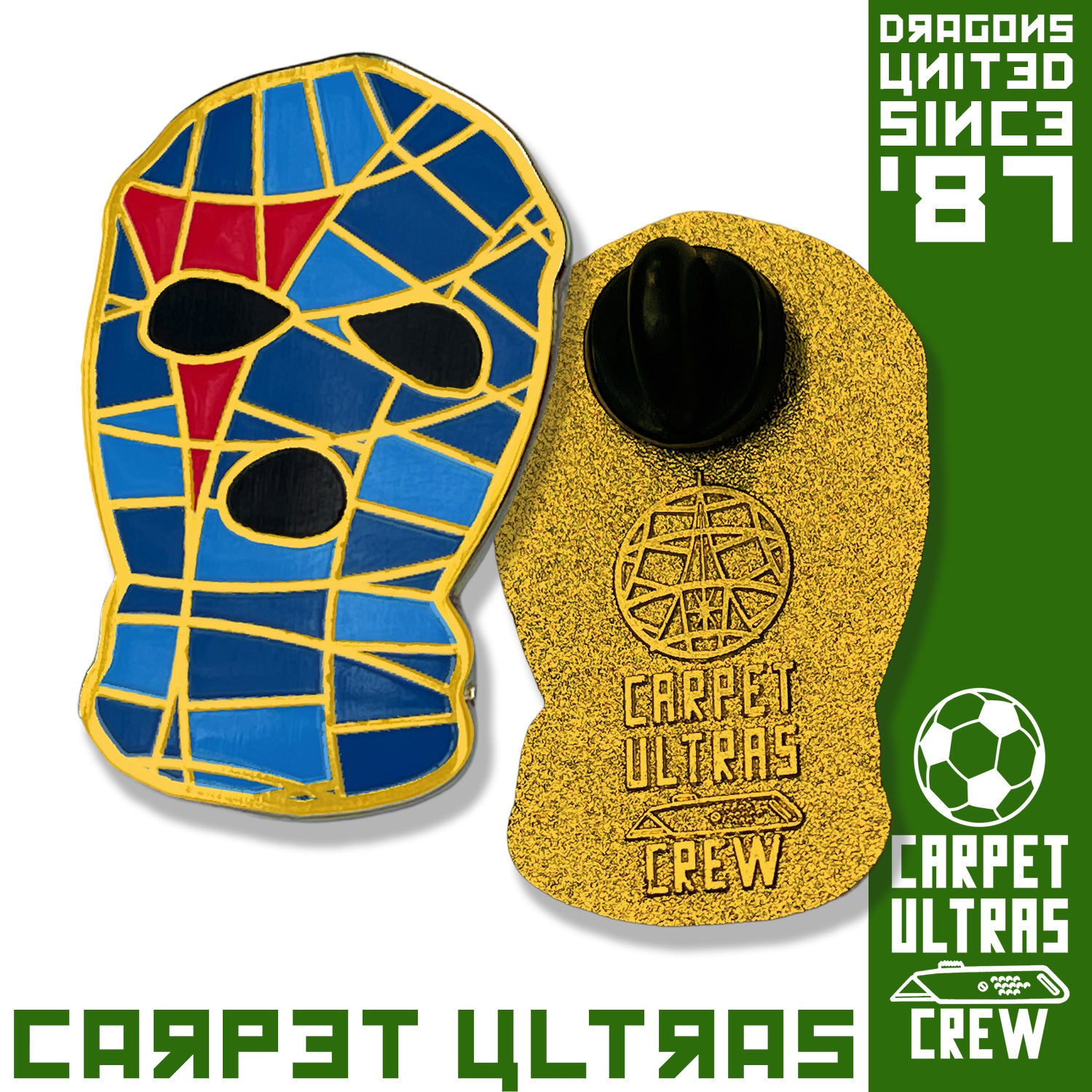 Carpet Ultras Soccer Enamel Pin 1.5"