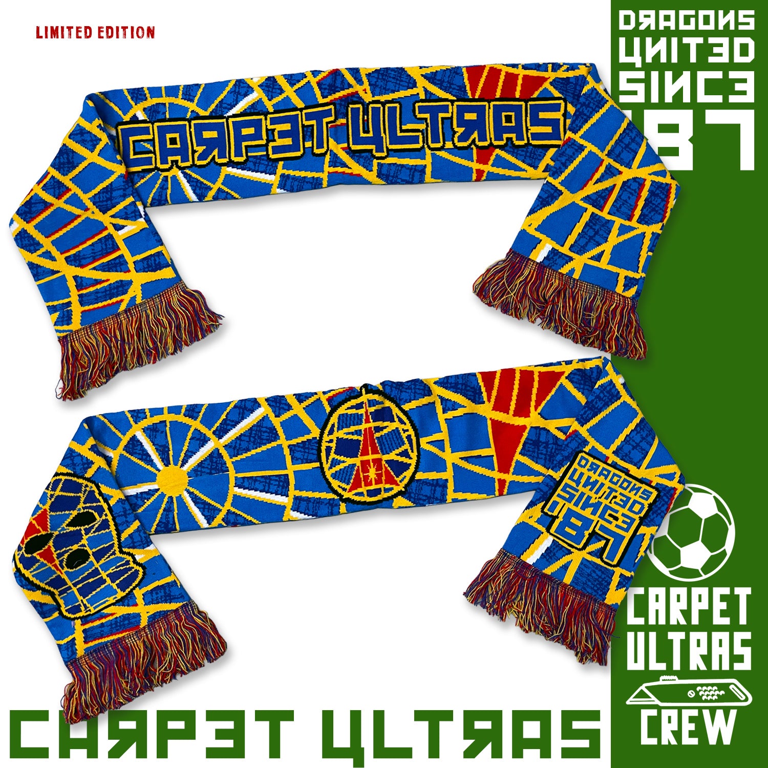 Carpet Ultras Soccer Scarf since '87 Limited Ed.