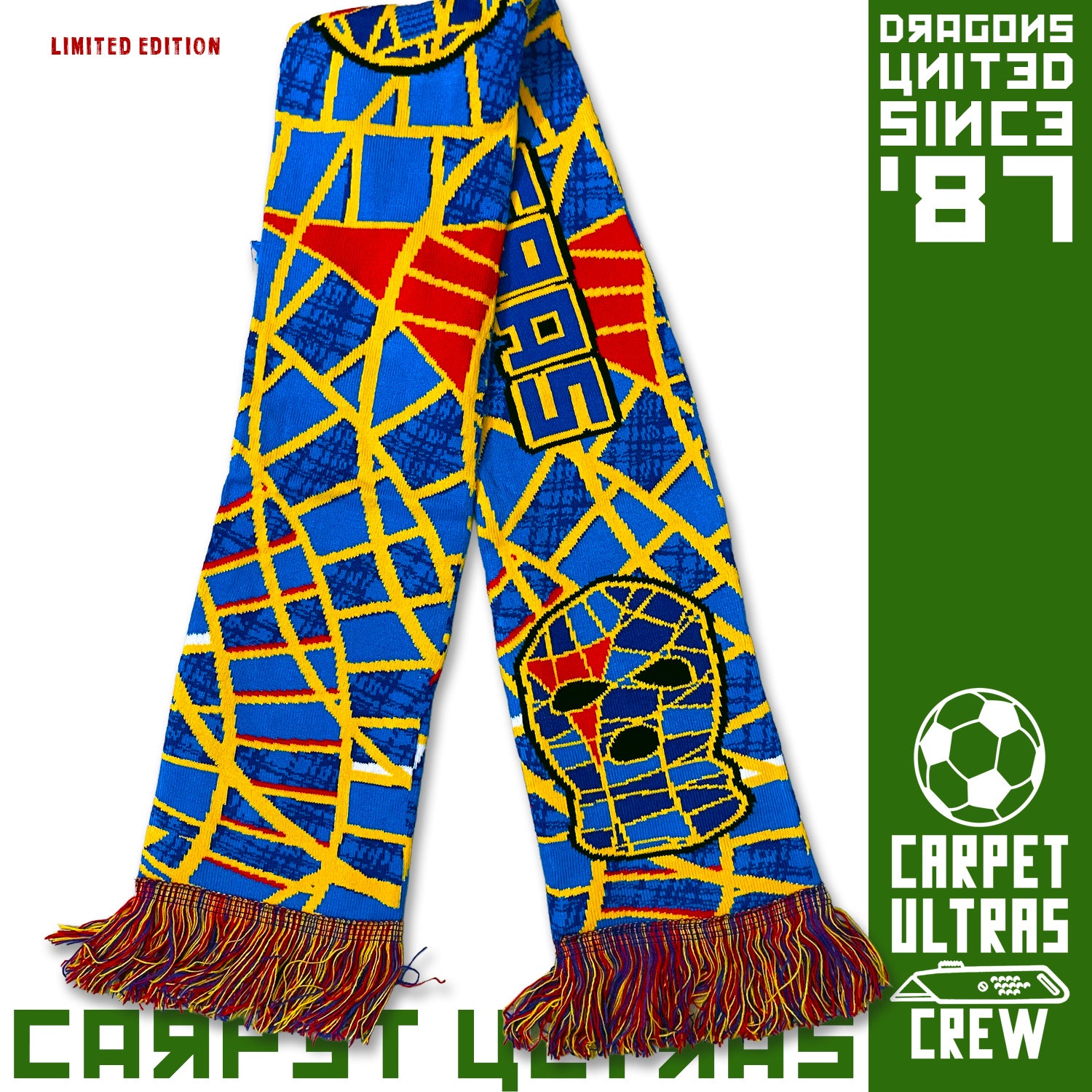 Carpet Ultras Soccer Scarf since '87 Limited Ed.