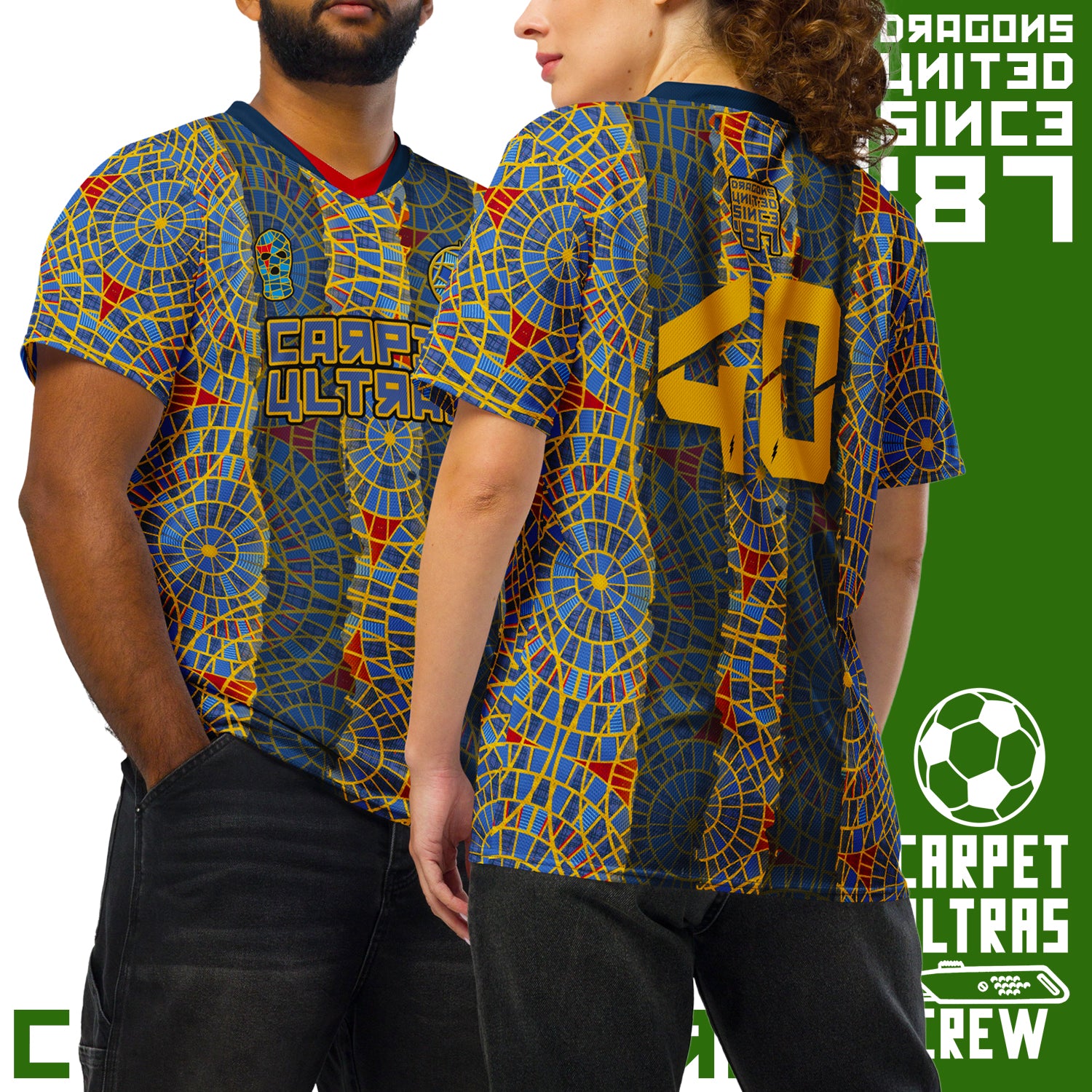Carpet Ultras Soccer unisex sports jersey since '87