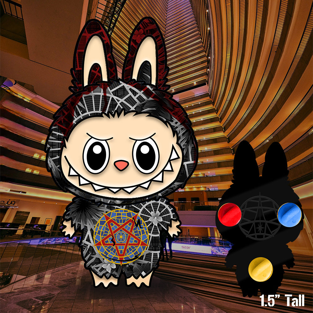 La-Carpetgram Monster Enamel Pin 1.5"