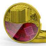 8th floor and below Flooding Coin Red/Gold