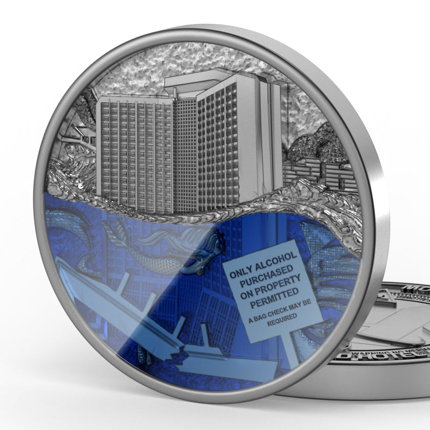 8th floor Flooding Coin Blue/Silver