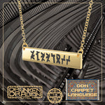 DDH Language Necklace, Sterling Silver