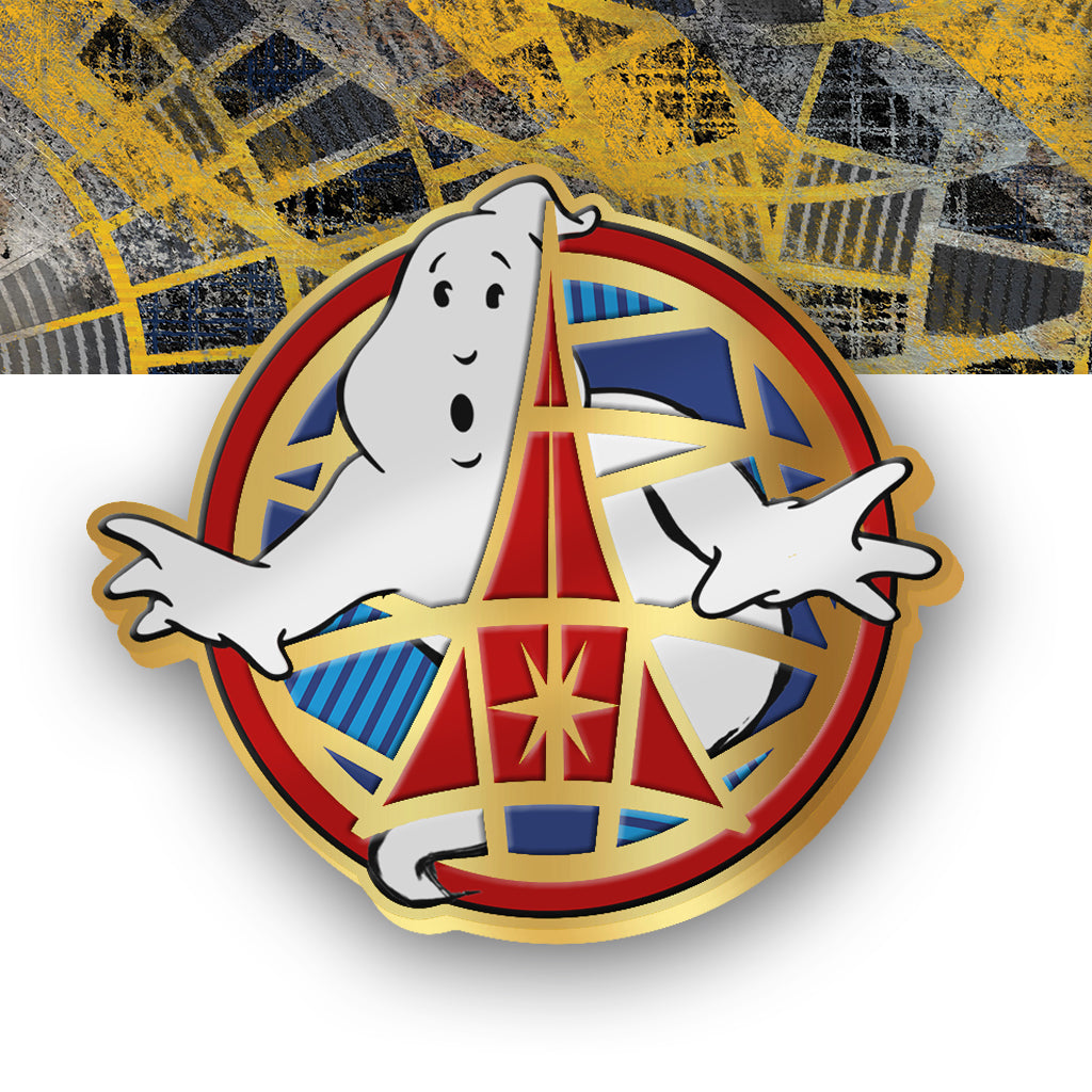 DDH Ghostbusters Logo Large Enamel Pin 1.6" Classic