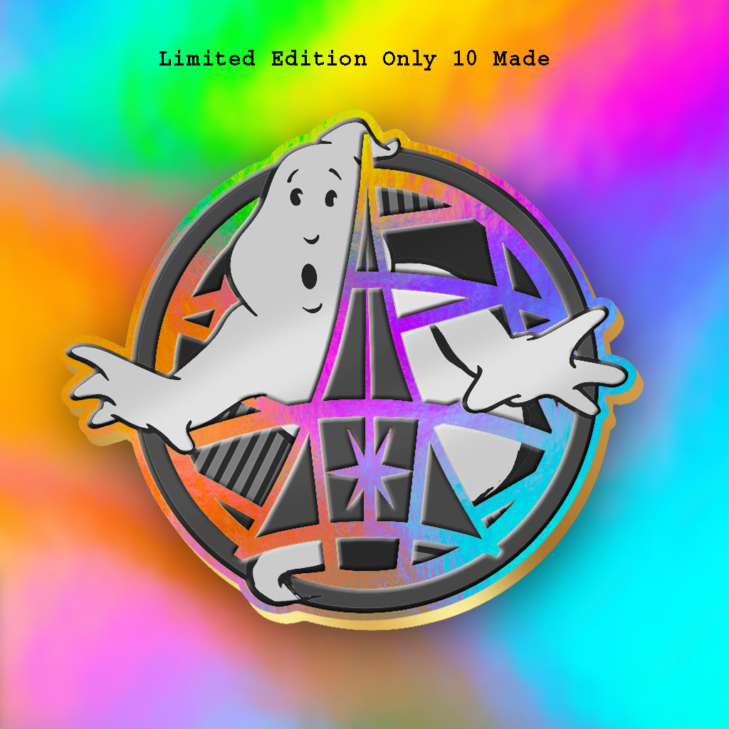 DDH Ghostbusters Logo Enamel Pin 1.6" Limited ed. 10PCS